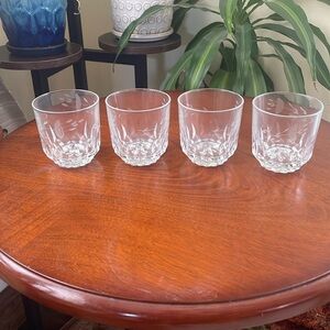 4 Princess House old fashion glasses